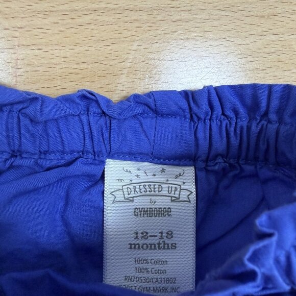 Gymboree Toddler Girl's 2-Piece Outfit 12-18 Months Floral Shirt & Bloomers - Picture 10 of 11